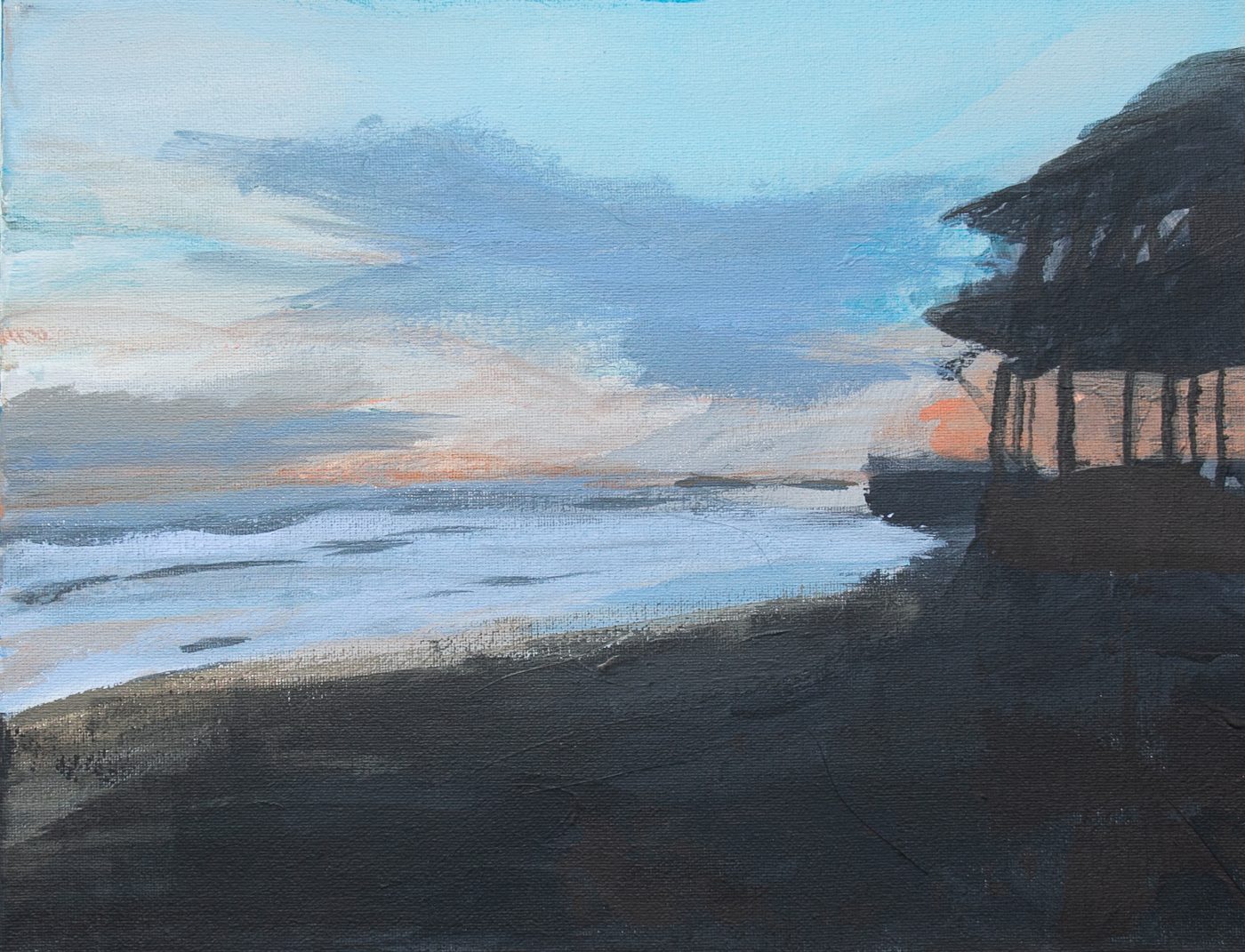 Seashore — Acrylic on canvas