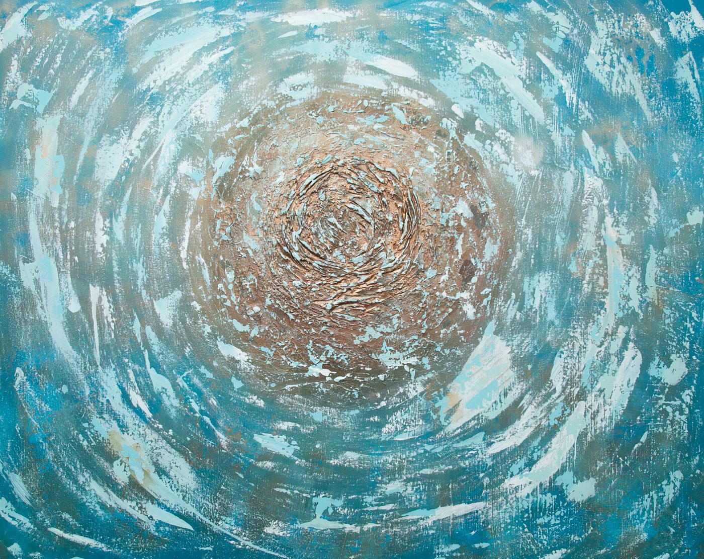Spiraling — Acrylic on canvas