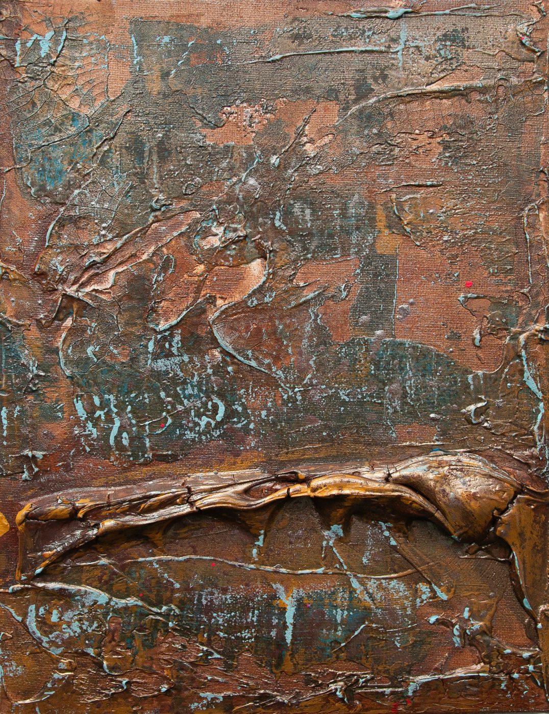 Glacial 4 — Acrylic on canvas