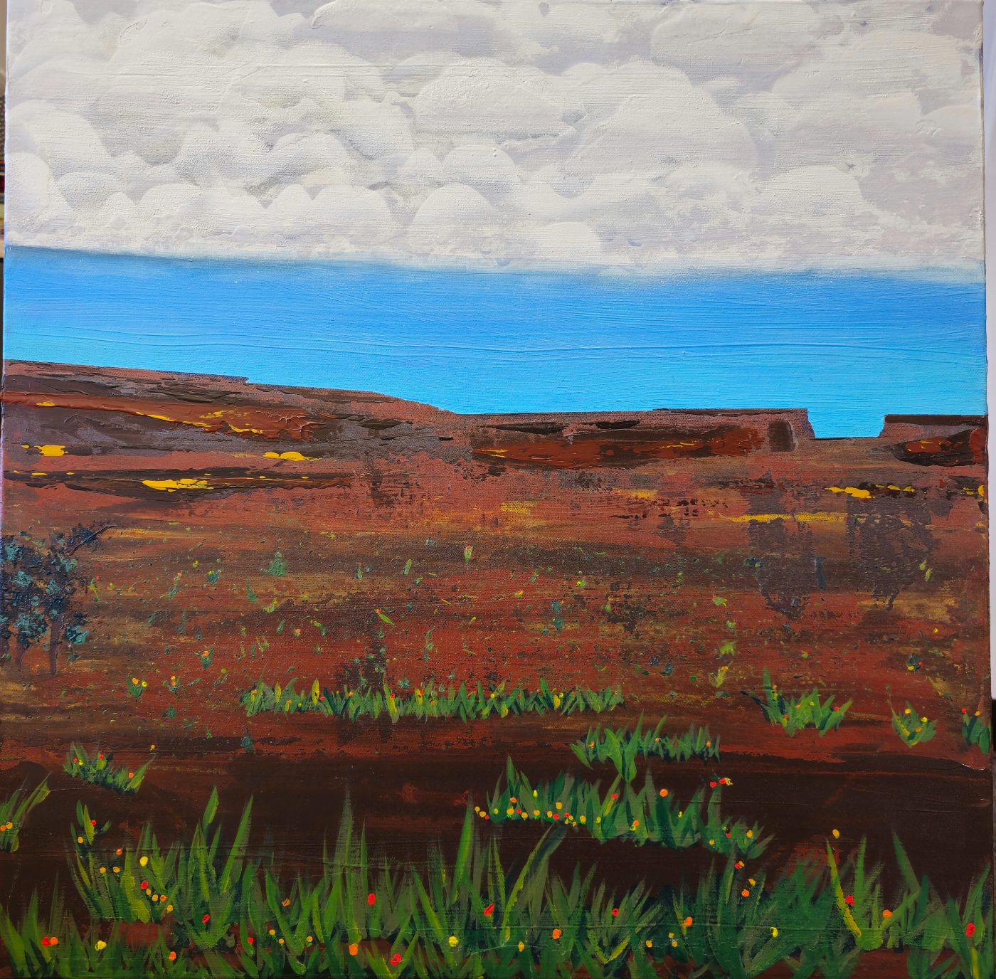 Plateaus — Acrylic on canvas
