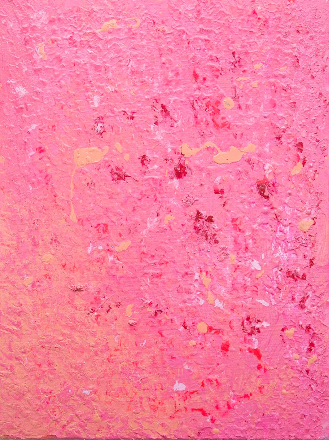Stage 3 — Brain Melted — Acrylic and silly string on canvas